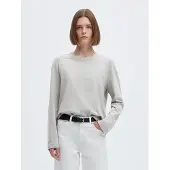 Selected Camiseta De Manga Comprida Essential Boxy