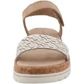 Tom Tailor Sandália bege / areia / castanho / branco