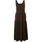 Urban Classics Vestido 'Valance' castanho escuro