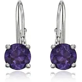 JVD delicato silver Orecchini con purple zircons SVLE0620XH2F100