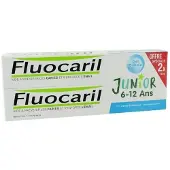 FLUOCARIL Junior 6-12 Years Pack Bubble Flavour Toothpaste 2x 75ml