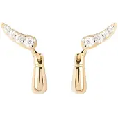 PDPaola Kira Essentials delicate gold-plated Orecchini AR01-C93-U