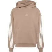 Adidas Sweatshirt de desporto 'KIT 3-STRIPES' bege escuro / branco
