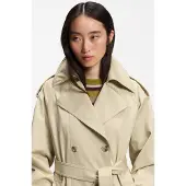 BOSS para mulher. 50572749 Gabardina Carelli bege (36), Casual, Algodão