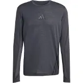 Adidas - Vestuário trail corrida - Xperior LS Tee M Carbon para Homem - Tamanho S - Preto