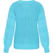 Usha Pullover azul ciano