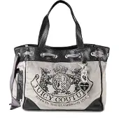 Juicy Couture Shopper 'Daydreamer' cinzento / preto