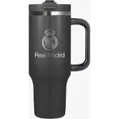 Real Madrid Copo Térmico Com Alça 14.0x10.5x26.5 Cm