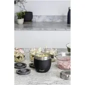 Swell Tigela De Comida Onyx Para Animais De Estimação 2 Em 1