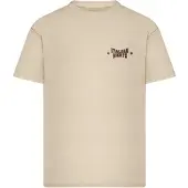 Mister tee Camisa 'Italian Nights' castanho / branco lã