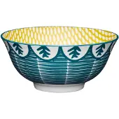 Kitchencraft Tigela De Cerâmica Com Estampa De Folhas