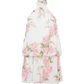 Cloud5ive Vestido verde / rosa claro / branco