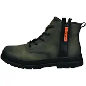 Bonprix Botas com atacadores 'Pallario' verde escuro