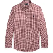 Ralph Lauren Camisa vermelho vinho / branco
