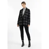 Dreimaster Klassik Blazer preto / branco