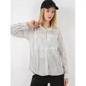 Big Dart Blusa preto / branco