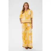Saint tropez Blusa 'RashedaSZ' creme / umbra / amarelo dourado