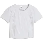 Puma Top De Manga Curta Essential Ribbed Baby