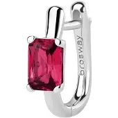 Brosway Brinco individual em prata Fancy Passion Ruby FPR08