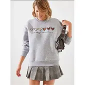 Bianco Lucci Sweatshirt castanho / castanho escuro / cinzento
