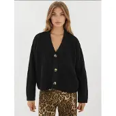 Hiccups for Kids Casaco de malha preto
