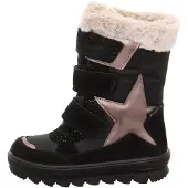 Superfit Bota de neve 'Flavia' creme / rosé / preto