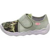 Superfit Pantufa 'BUBBLE' castanho / verde / verde pastel / verde escuro