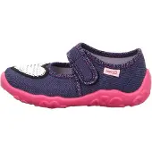 Superfit Pantufa 'Bonny' navy / rosa / preto