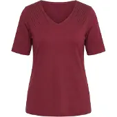 Ulla Popken Camisa vermelho vinho