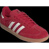 Adidas Sapatilhas baixas 'Samba' vermelho escuro / branco