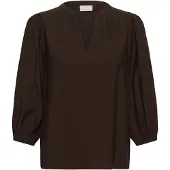 Kaffe Blusa 'KAAlberta' castanho escuro