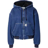 Carhartt WIP - Casacos mulher - W' Og Active Jacket Blue Stone Washed para Mulher - Tamanho S - Azul