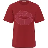 Culture Camisa 'CUEmba Gith' pitaya / vermelho escuro