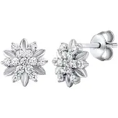 Silvego Orecchini Alivia Argento Swarovski — Orecchini