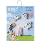 Crocs Acessórios para sapatos 'Bluey' azul / castanho / rosa / preto / branco