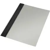 Esselte Dossiers fastener PVC | A4 Preto 50 unidades