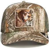 GOORIN BROS. Boné 'Gorra goorin bros camuflaje perro realtree edge grump dog trucker cap' verde