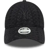 New Era Boné 'Gorra negra yankees wmns broderie 9twenty neyyan' preto