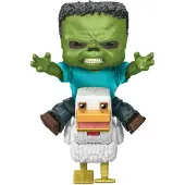 Mattel Pelúcia De Jockey De Frango Minecraft