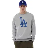 New Era Calças de desporto 'Sudadera gris dodgers mlb regular crew neck losdod 6' greige
