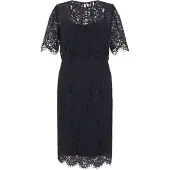 Apart Vestido azul noturno