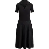 Ralph Lauren Vestido de malha preto