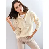 Bianco Lucci Pullover 'Pullover' bege