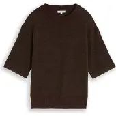 Tom Tailor Pullover castanho escuro