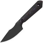 Kizer Cutlery Faca Mini Harpoon S45VN, Fat Carbon, Black DLC