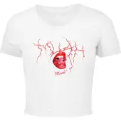 Mister tee Camisa vermelho / branco