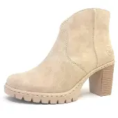 Rieker Botas pelo tornozelo bege escuro