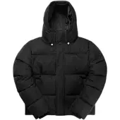 Daily Paper Quispos MONOGRAM PUFFER JACKET homens - Preto - EU S