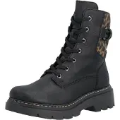 Rieker Botim com fivela castanho / preto