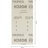 Bosch Accesorios Lixa Expert M480 93x186 Mm G400 50 Unidades
